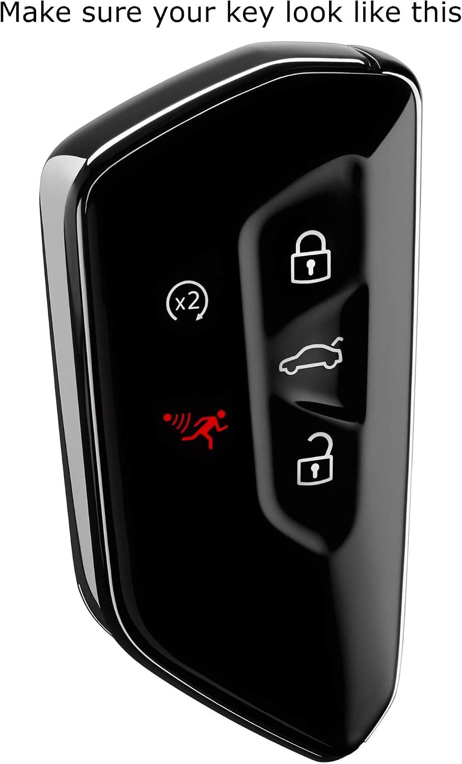 قاب سوئیچ سیلیکونی مشکی iJDMTOY با نوار قرمز سازگار Volkswagen MK8 Golf/GTI و Skoda Octavia قاب سوئیچ سیلیکونی مشکی iJDMTOY با نوار قرمز سازگار Volkswagen MK8 Golf/GTI و Skoda Octavia