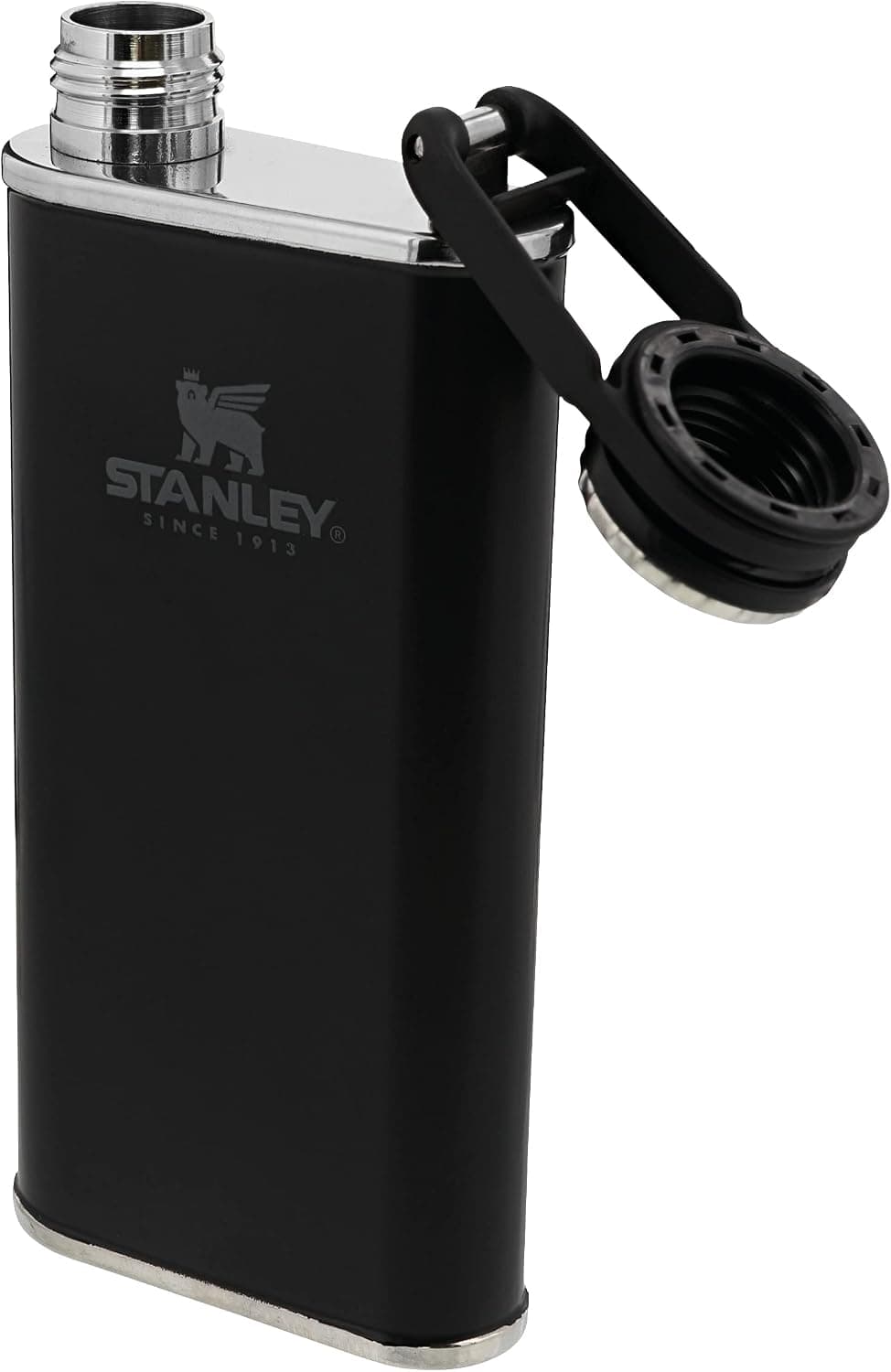 فلاسک جیبی Stanley مدل کلاسیک 0.23 Litre مشکی مات از جنس استیل ضدزنگ فلاسک جیبی Stanley مدل کلاسیک 0.23 Litre مشکی مات از جنس استیل ضدزنگ