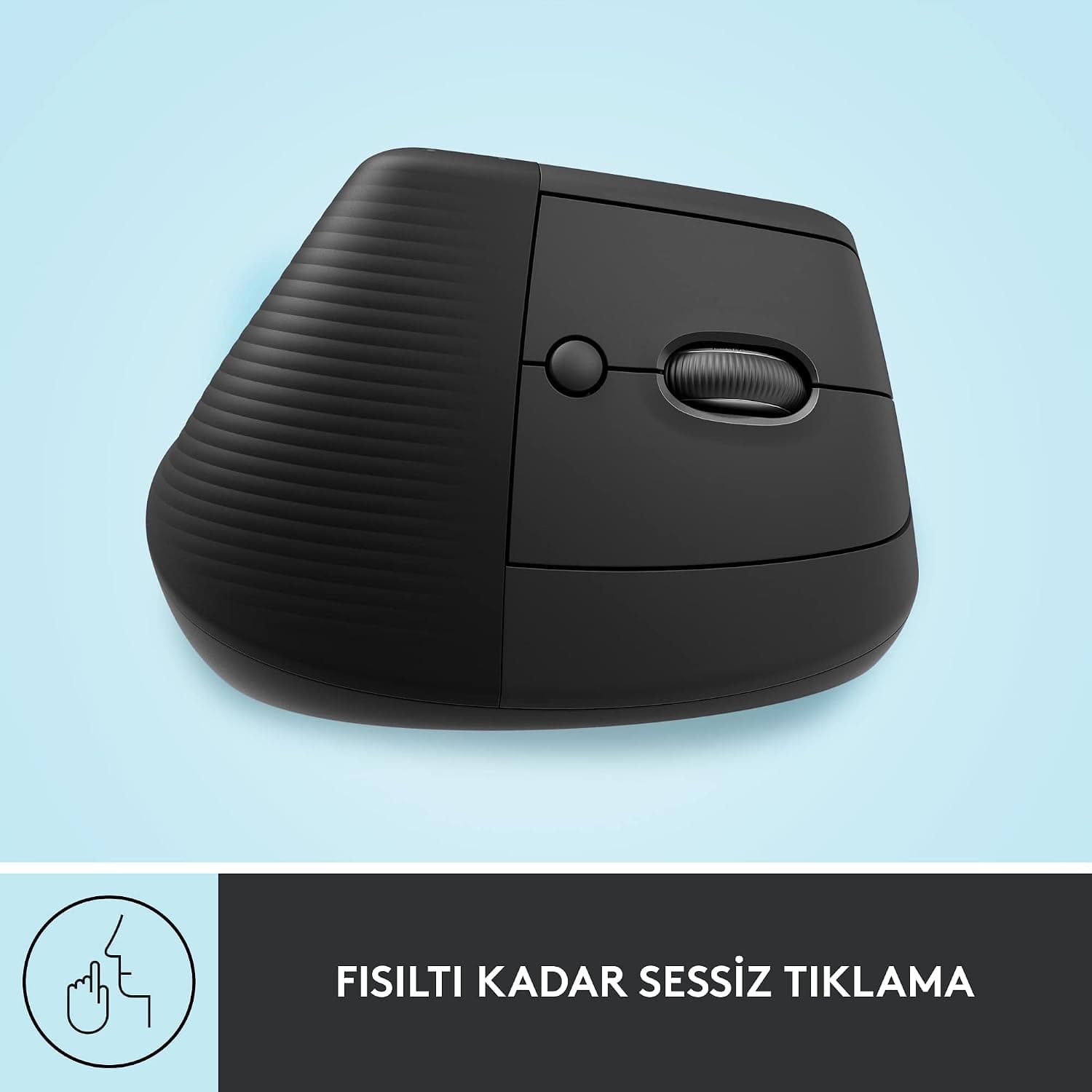 موس عمودی ارگونومیک بیسیم Logitech Lift برای دستهای کوچک و متوسط، 57°، 4000 DPI، مشکی موس عمودی ارگونومیک بیسیم Logitech Lift برای دستهای کوچک و متوسط، 57°، 4000 DPI، مشکی