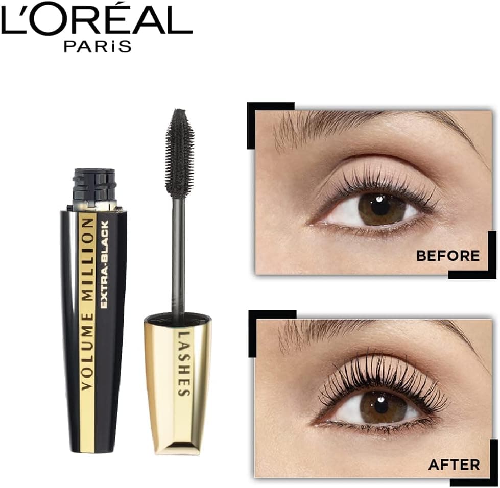 ماسکارا L’Oréal Paris Volume Million Lashes Excess مشکی فوقالعاده 0.31 oz ماسکارا L’Oréal Paris Volume Million Lashes Excess مشکی فوقالعاده 0.31 oz