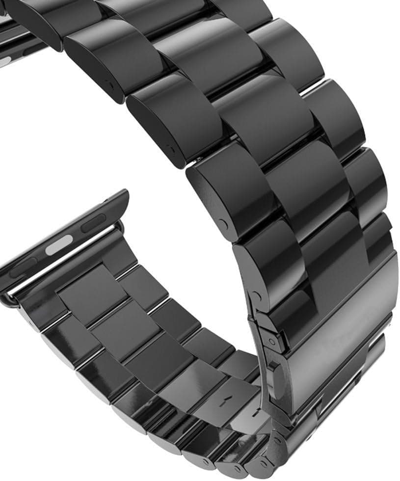 بند فلزی سازگار با Apple Watch minesk مشکی 42mm 44mm 45mm 46mm 49mm بند فلزی سازگار با Apple Watch minesk مشکی 42mm 44mm 45mm 46mm 49mm
