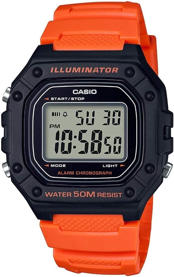 ساعت دیجیتال مردانه Casio ضدآب 50 متری کرنومتر مدل W218H ساعت دیجیتال مردانه Casio ضدآب 50 متری کرنومتر مدل W218H