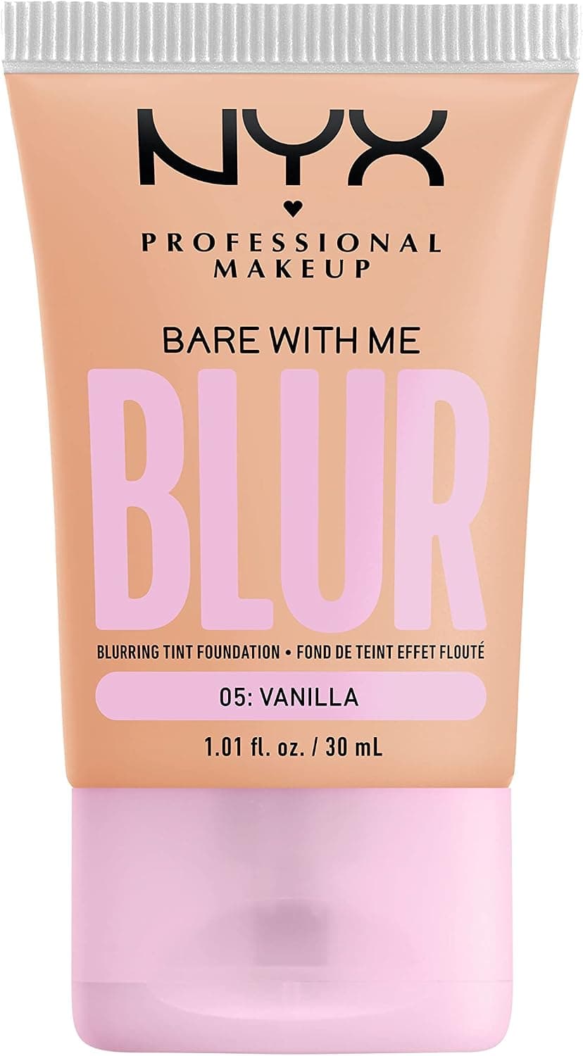 کرم پودر NYX Professional Makeup Bare With Me Blur Tint Matte رنگ وانیلی کرم پودر NYX Professional Makeup Bare With Me Blur Tint Matte رنگ وانیلی
