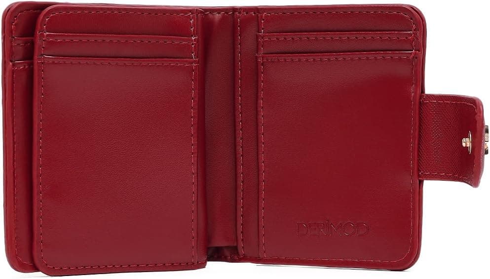 کیف پول زنانه Derimod قرمز 10x9 cm کیف پول زنانه Derimod قرمز 10x9 cm