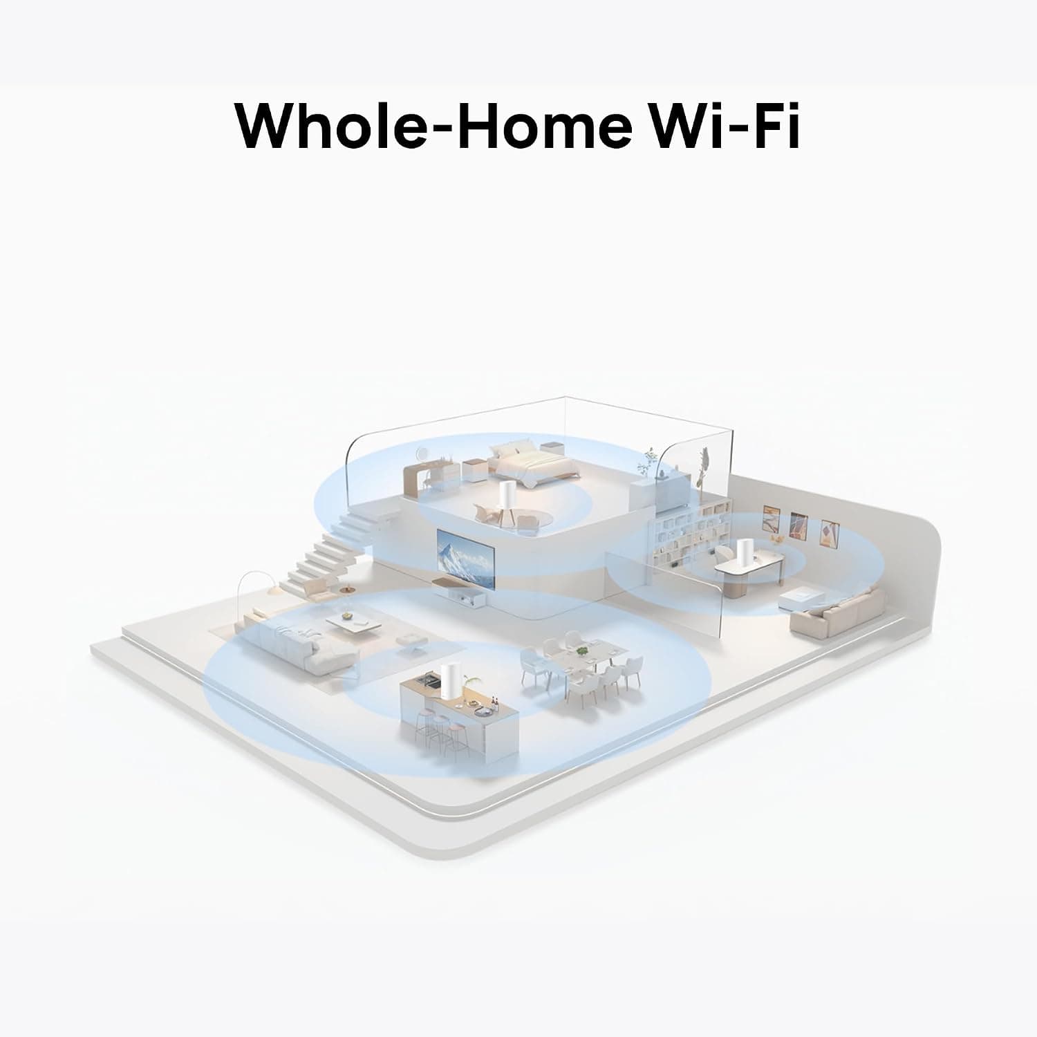 سیستم مش وایفای HUAWEI WiFi Mesh 3+ سفید 3000Mbps بسته 3 عددی مدل 53030DTG سیستم مش وایفای HUAWEI WiFi Mesh 3+ سفید 3000Mbps بسته 3 عددی مدل 53030DTG