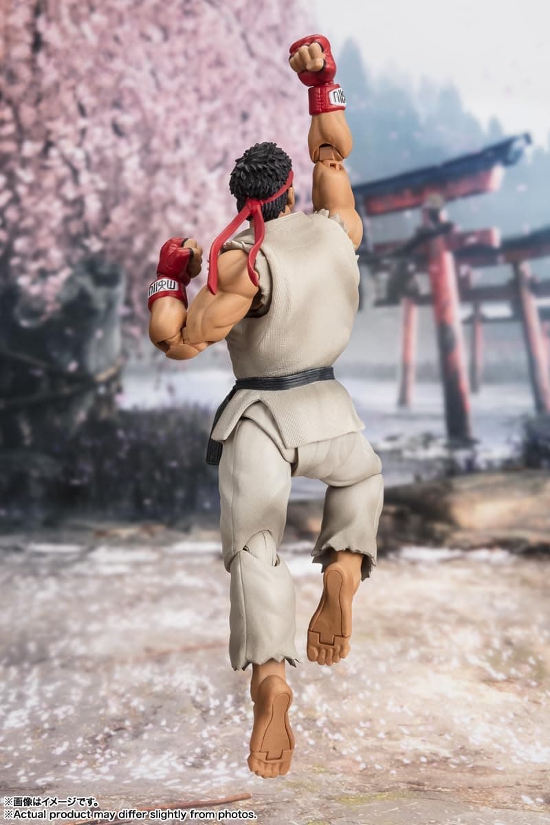 فیگور اکشن Ryu از Street Fighter برند TAMASHII NATIONS با لباس Outfit 2 سری S.H.Figuarts فیگور اکشن Ryu از Street Fighter برند TAMASHII NATIONS با لباس Outfit 2 سری S.H.Figuarts
