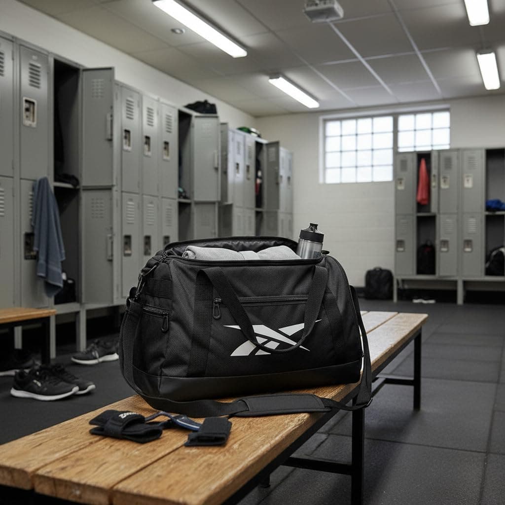 ساک سفری Reebok مشکی 40CM مدل Wayland ساک سفری Reebok مشکی 40CM مدل Wayland