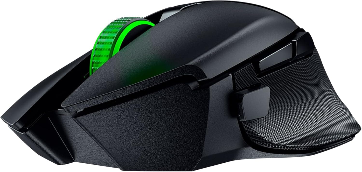 موس گیمینگ بیسیم Razer مدل Basilisk V3 X HyperSpeed با 9 کنترل قابلتنظیم، سنسور اپتیکال 18K، مشکی موس گیمینگ بیسیم Razer مدل Basilisk V3 X HyperSpeed با 9 کنترل قابلتنظیم، سنسور اپتیکال 18K، مشکی