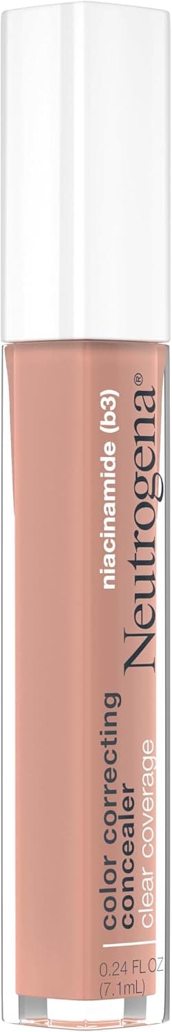 کانسیلر Neutrogena رنگاصلاحکننده هلویی با نیاسینآمید Clear Coverage 0.24 fl. oz کانسیلر Neutrogena رنگاصلاحکننده هلویی با نیاسینآمید Clear Coverage 0.24 fl. oz