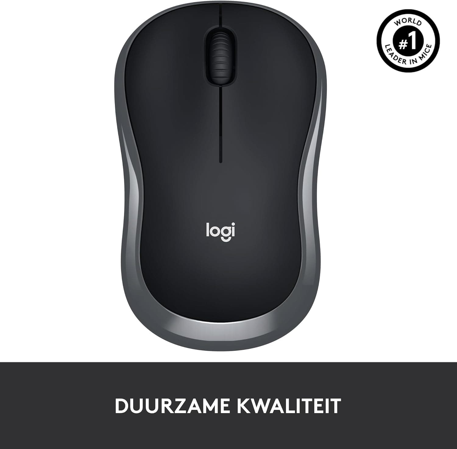 ماوس بیسیم Logitech مدل M185، حسگر اپتیکال 1.000 DPI، خاکستری ماوس بیسیم Logitech مدل M185، حسگر اپتیکال 1.000 DPI، خاکستری