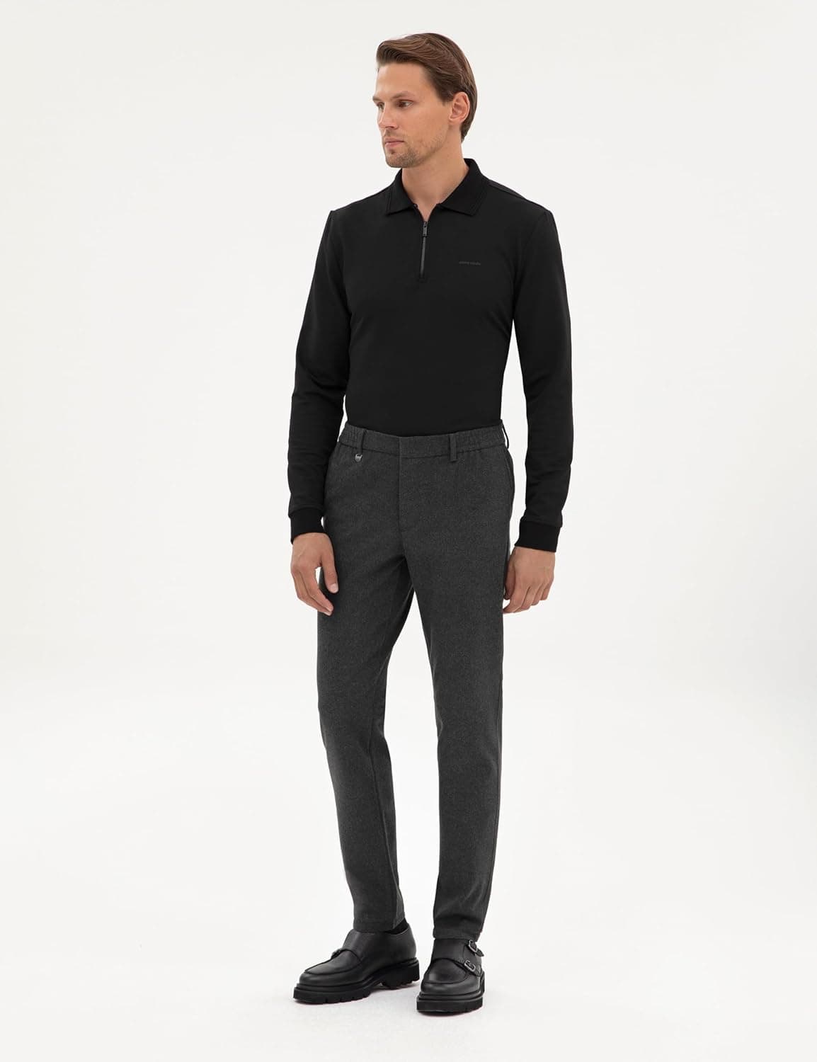 شلوار مردانه Pierre Cardin زغالی مدل 50317639-VR006 شلوار مردانه Pierre Cardin زغالی مدل 50317639-VR006