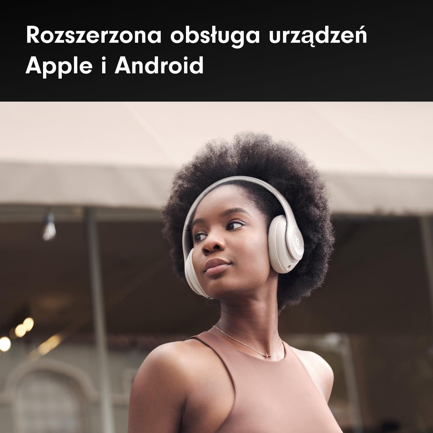 هدفون بیسیم بلوتوثی Beats Studio Pro با حذف نویز، صدای بدون افت USB-C، رنگ ماسهسنگی هدفون بیسیم بلوتوثی Beats Studio Pro با حذف نویز، صدای بدون افت USB-C، رنگ ماسهسنگی