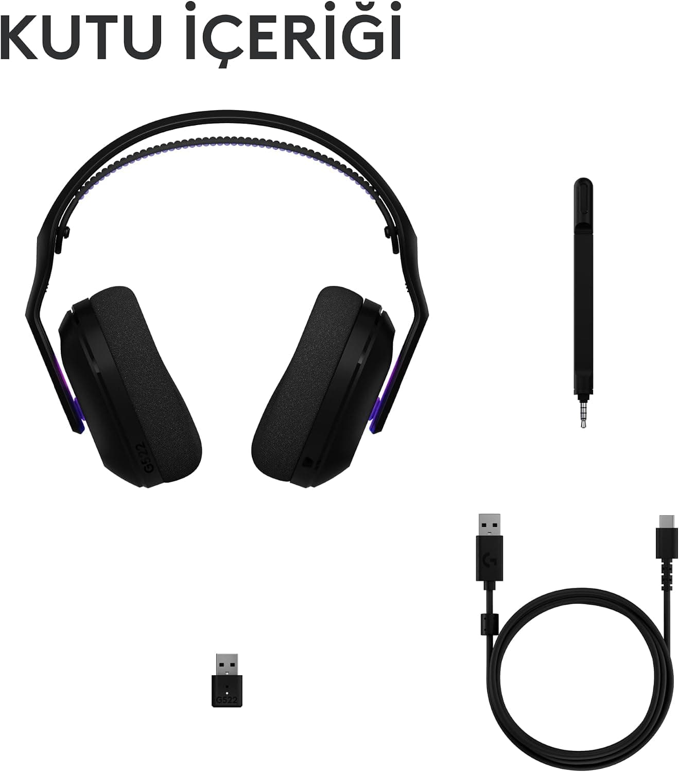 هدست گیمینگ بیسیم Logitech G مدل G522 LIGHTSPEED با نور RGB مشکی هدست گیمینگ بیسیم Logitech G مدل G522 LIGHTSPEED با نور RGB مشکی