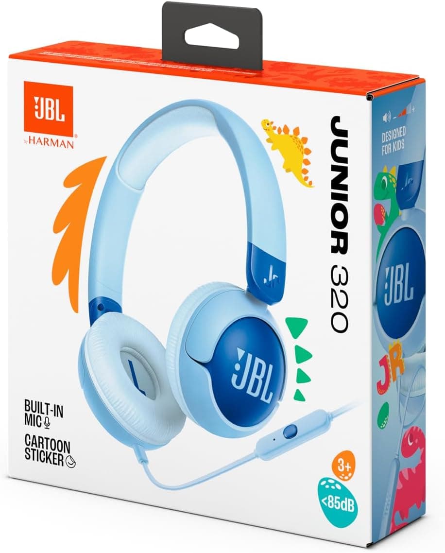 هدفون کودک JBL آبی OE مدل JR320 هدفون کودک JBL آبی OE مدل JR320