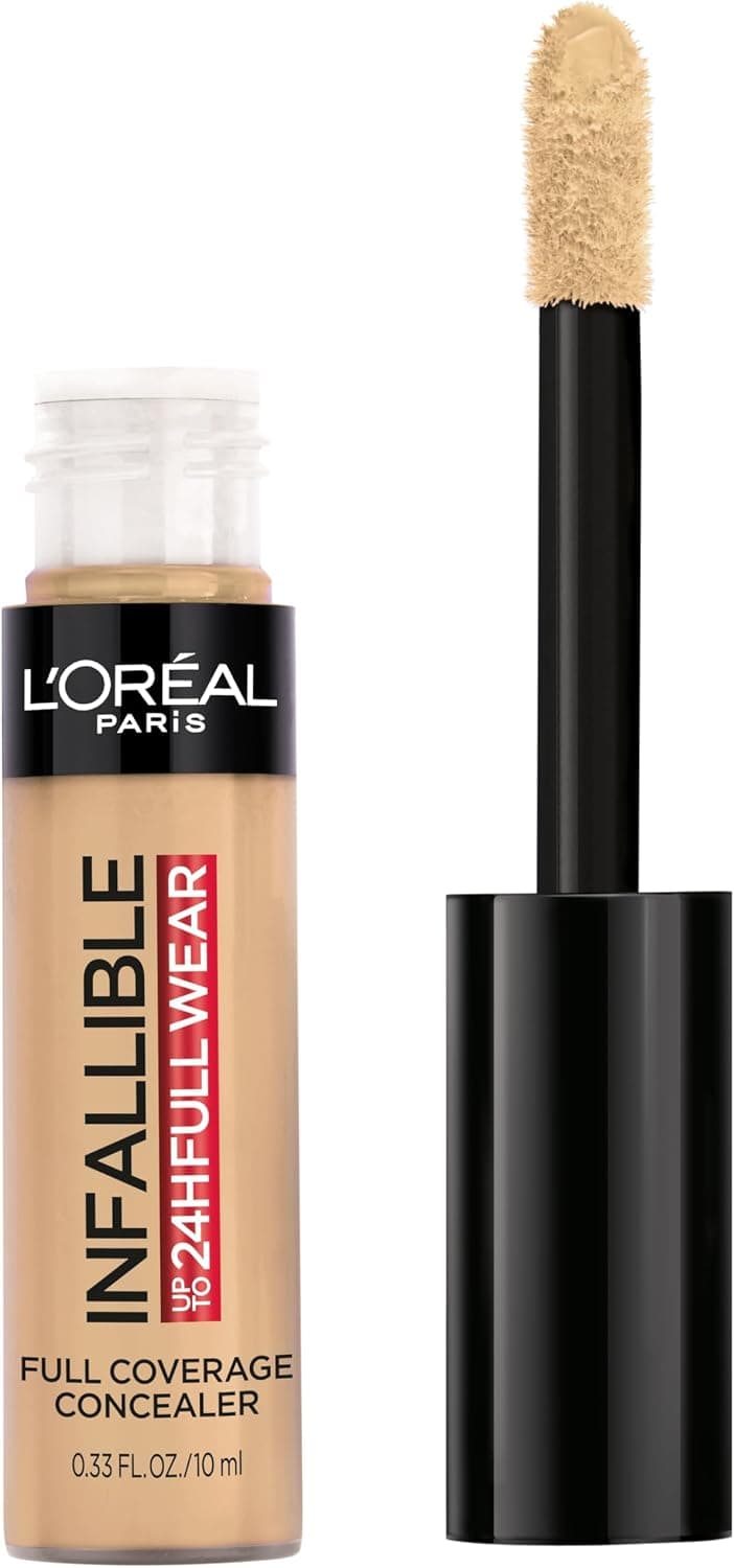 کانسیلر مات ضدآب و پوشاننده کامل L'Oreal Paris Infallible Full Wear، رنگ Latte، 0.33 fl. oz. کانسیلر مات ضدآب و پوشاننده کامل L'Oreal Paris Infallible Full Wear، رنگ Latte، 0.33 fl. oz.