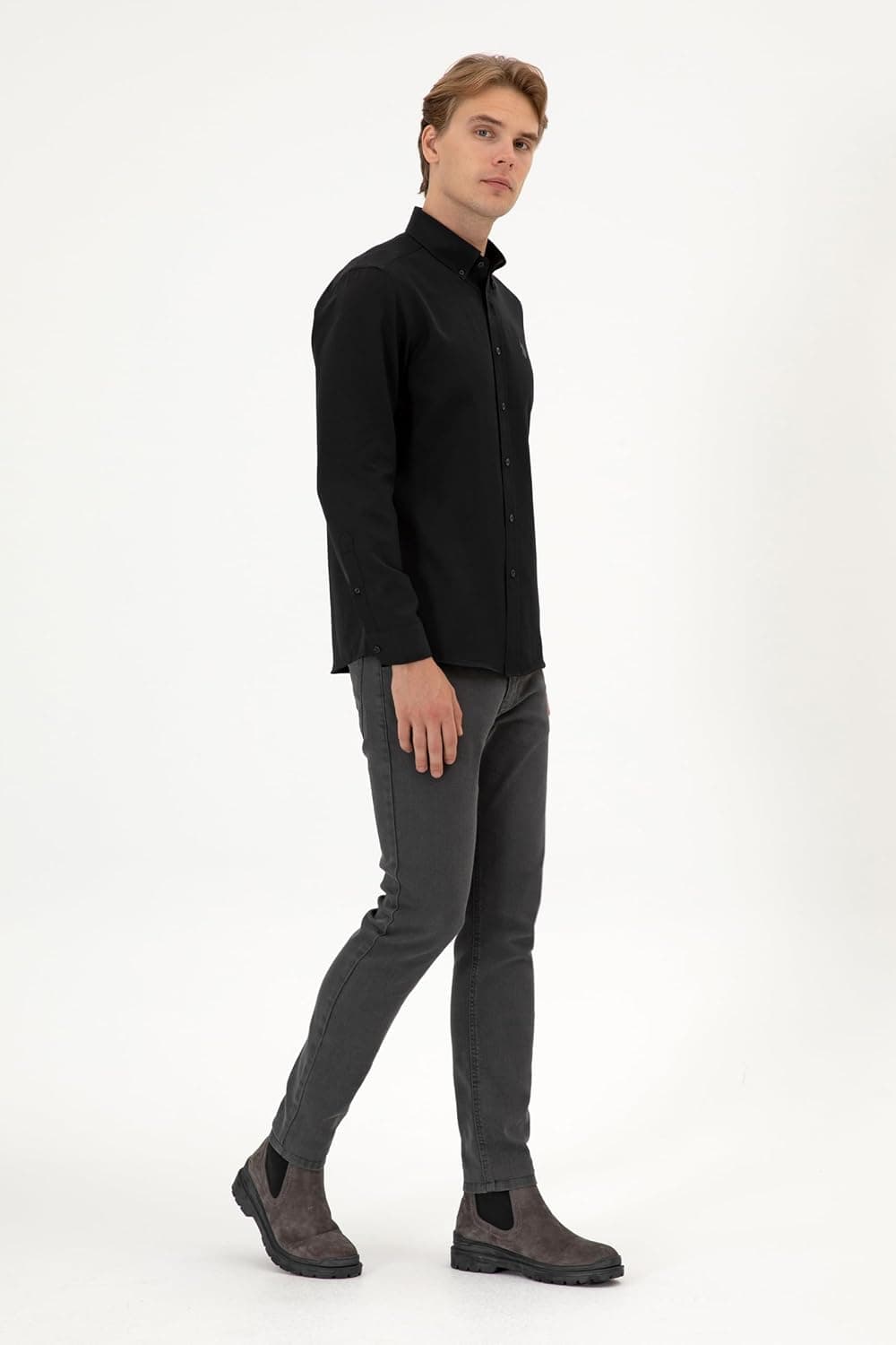 پیراهن مردانه U.S. POLO ASSN. مشکی بیسیک مدل 50324708-VR046 پیراهن مردانه U.S. POLO ASSN. مشکی بیسیک مدل 50324708-VR046