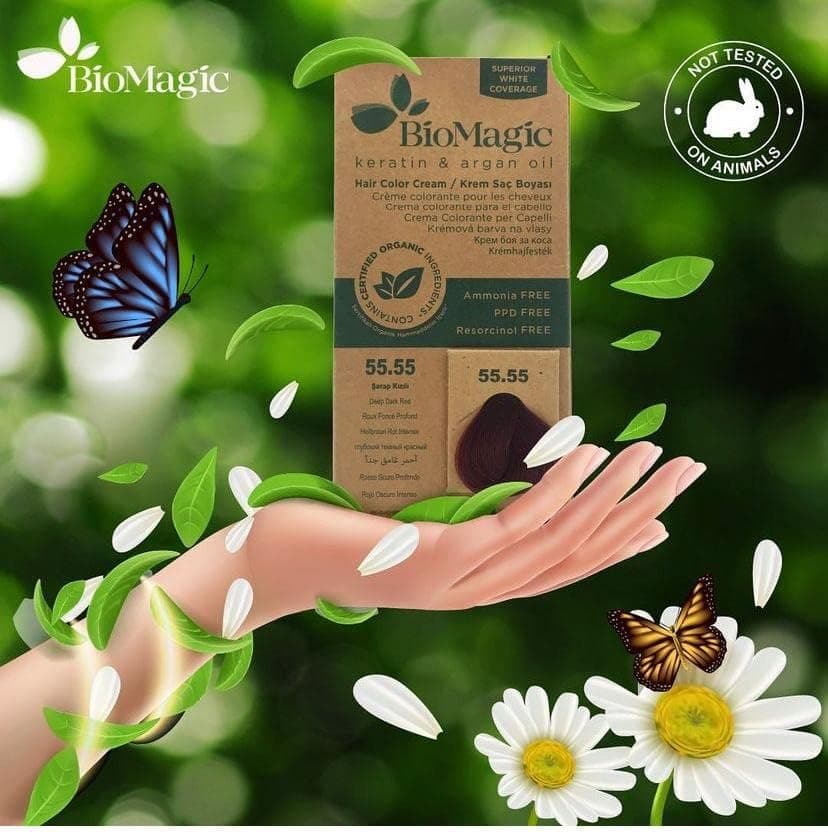 رنگ مو Biomagic قهوهای تیره مدل 3/00، 60 ml رنگ مو Biomagic قهوهای تیره مدل 3/00، 60 ml