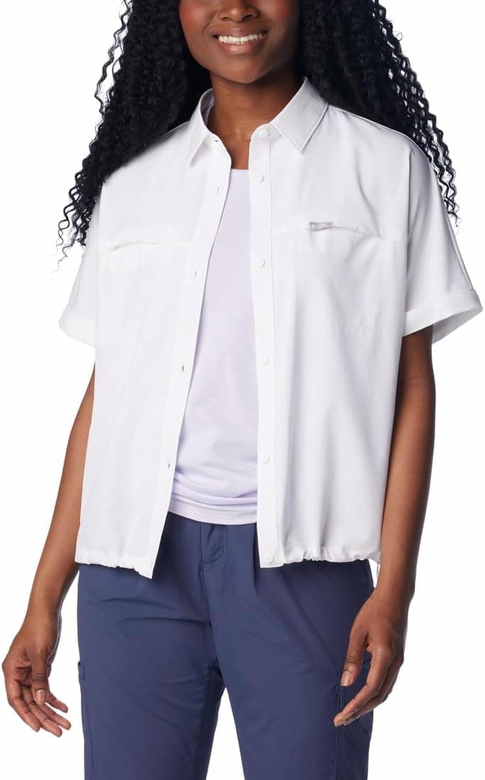 پیراهن زنانه آستین کوتاه Columbia مدل Boundless Trek Button Up II پیراهن زنانه آستین کوتاه Columbia مدل Boundless Trek Button Up II