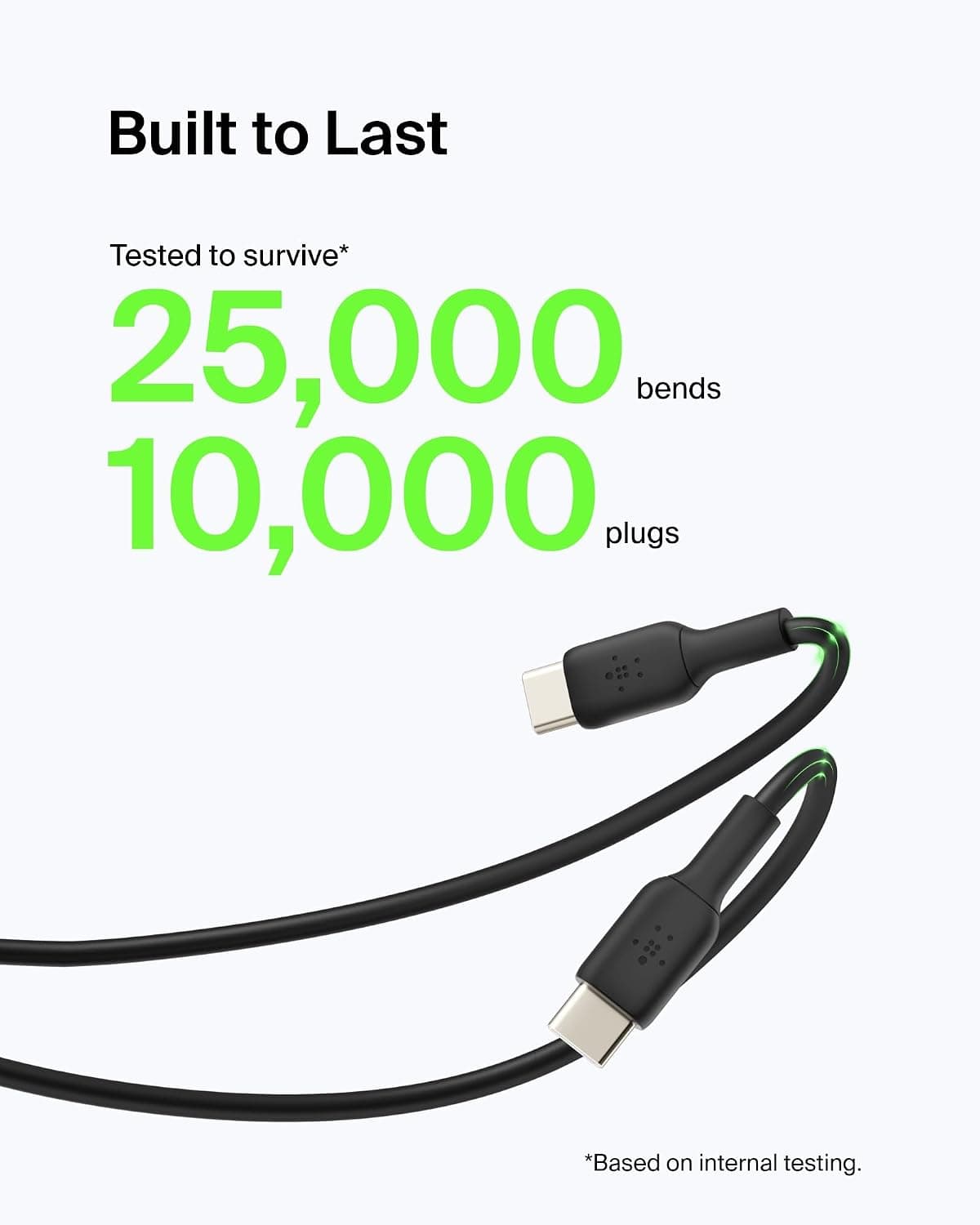 کابل شارژ Belkin Fast Charge USB-C به USB-A 1m مشکی کابل شارژ Belkin Fast Charge USB-C به USB-A 1m مشکی