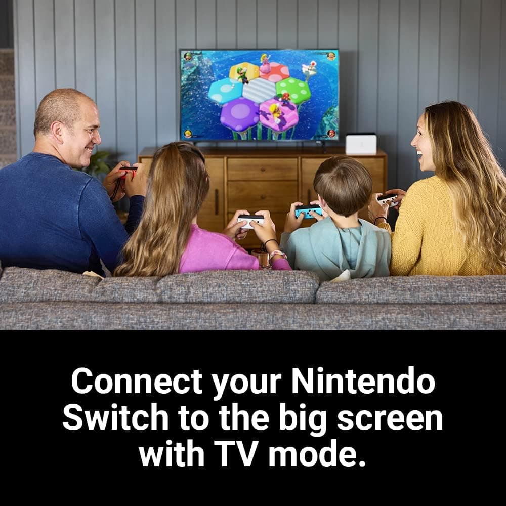 کنسول بازی Nintendo Switch مدل OLED، آبی نئونی/قرمز نئونی، نسخه بینالمللی کنسول بازی Nintendo Switch مدل OLED، آبی نئونی/قرمز نئونی، نسخه بینالمللی