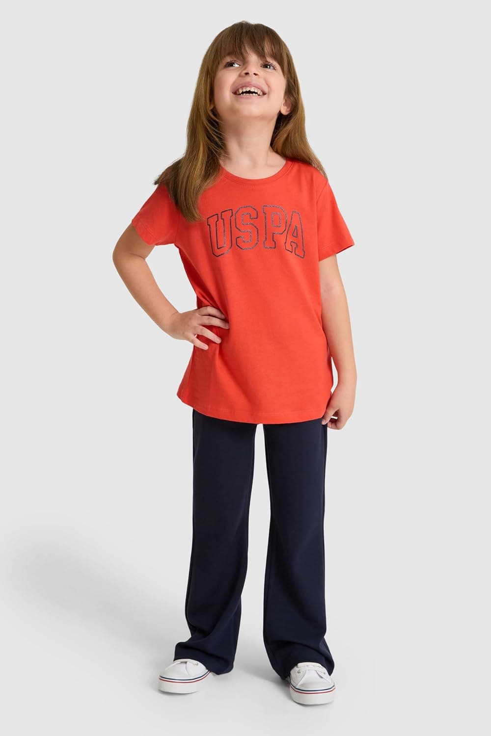 تیشرت دخترانه U.S. Polo Assn. قرمز Basic مدل 50325631-VR213 تیشرت دخترانه U.S. Polo Assn. قرمز Basic مدل 50325631-VR213