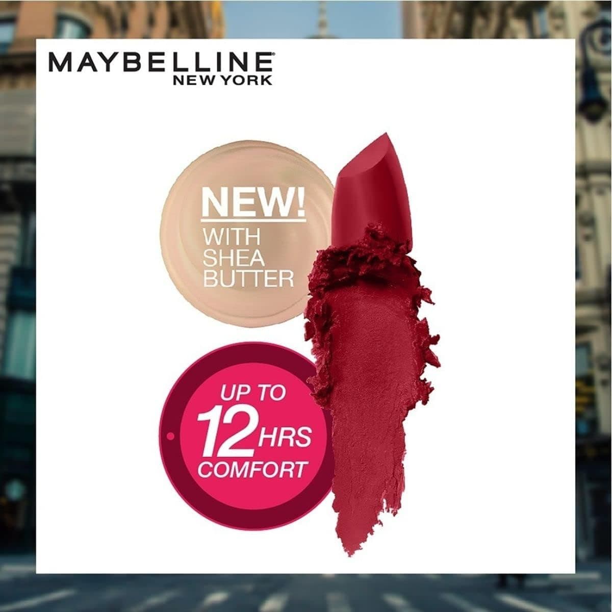 رژ لب MAYBELLINE مات و مرطوبکننده، رنگ Rich Ruby، 1 عدد رژ لب MAYBELLINE مات و مرطوبکننده، رنگ Rich Ruby، 1 عدد