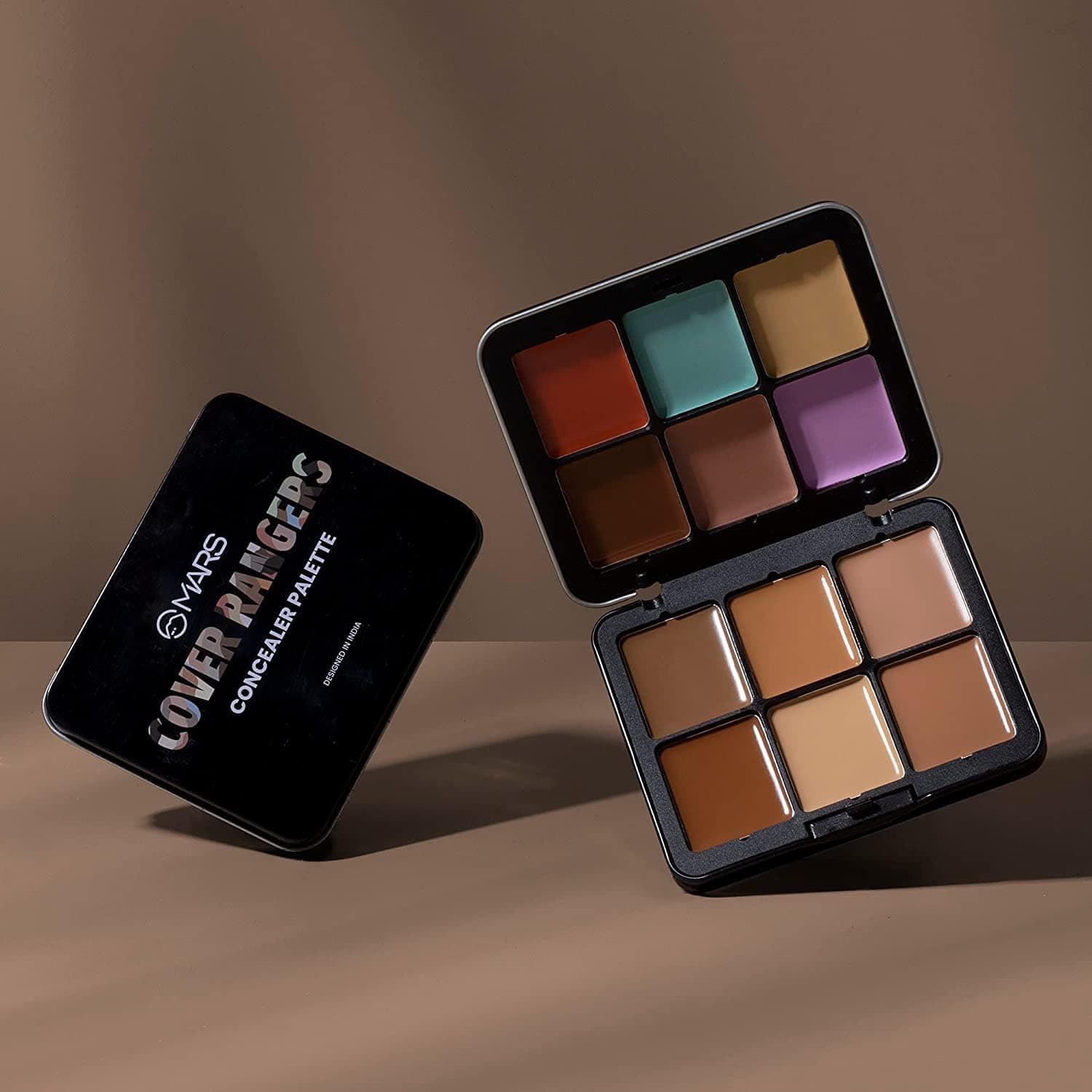 پالت کانسیلر و اصلاحکننده صورت MARS مدل 01-MULTICOLOR پالت کانسیلر و اصلاحکننده صورت MARS مدل 01-MULTICOLOR