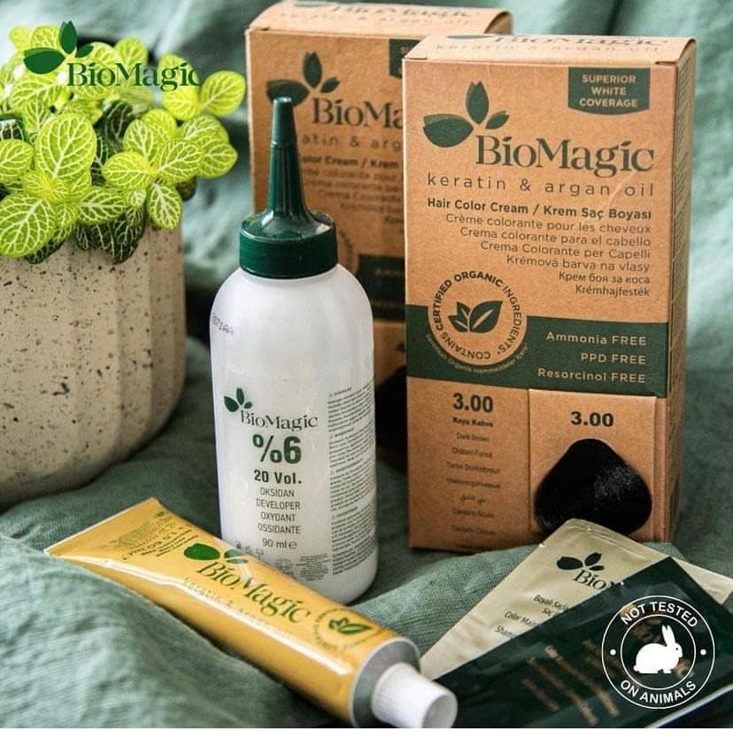 رنگ مو Biomagic قهوهای تیره مدل 3/00، 60 ml رنگ مو Biomagic قهوهای تیره مدل 3/00، 60 ml