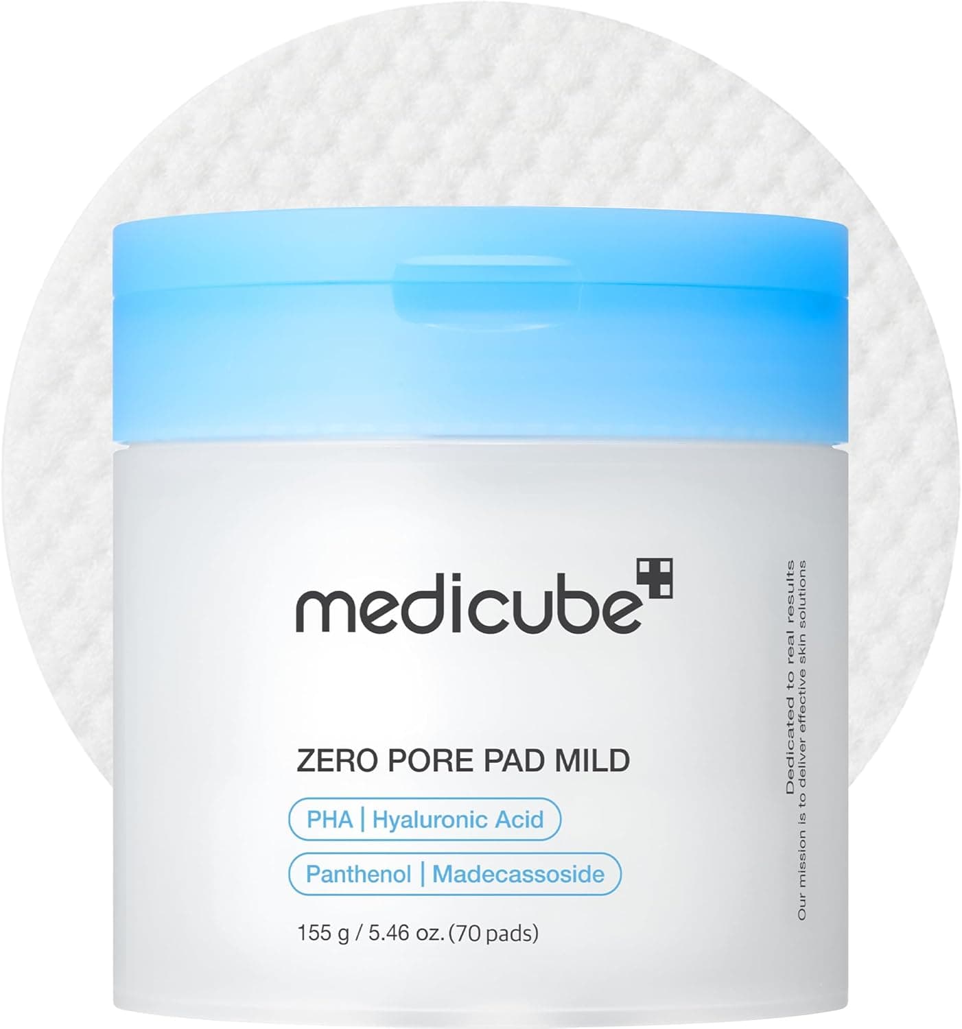 پد تونر لایهبردار medicube Zero Pore Pads Mild 2.0 با PHA برای کاهش منافذ و جوش سر سیاه پد تونر لایهبردار medicube Zero Pore Pads Mild 2.0 با PHA برای کاهش منافذ و جوش سر سیاه