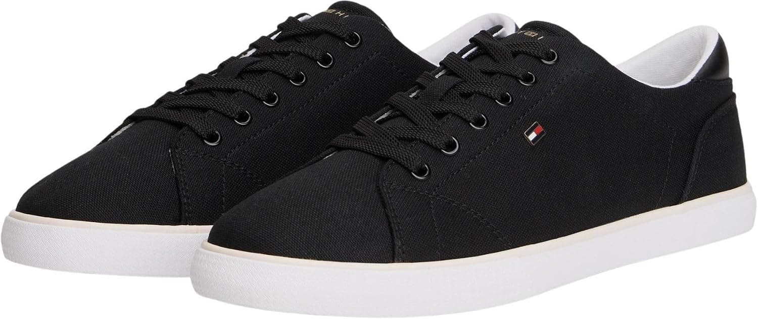 کفش اسنیکر زنانه Tommy Hilfiger کانواس مدل TH LOW PROFILE VULC کفش اسنیکر زنانه Tommy Hilfiger کانواس مدل TH LOW PROFILE VULC