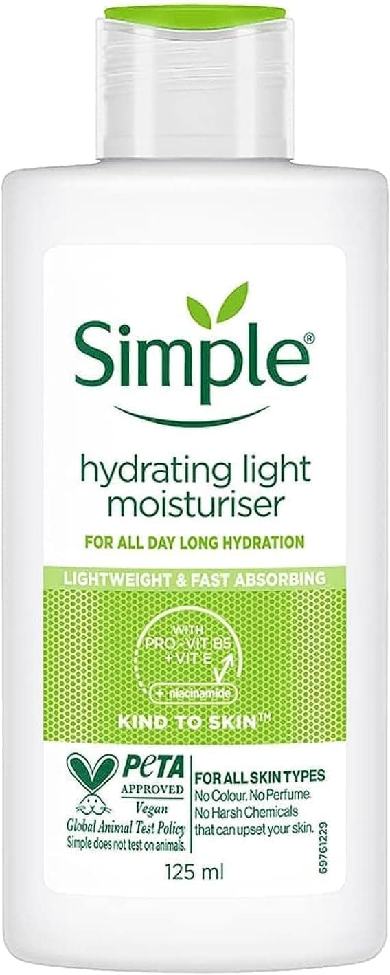 کرم مرطوبکننده صورت Simple آبرسان سبک روزانه 125ml کرم مرطوبکننده صورت Simple آبرسان سبک روزانه 125ml