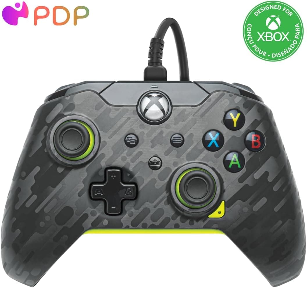 دسته بازی سیمی PDP رنگ Electric Carbon برای Xbox Series X|S دسته بازی سیمی PDP رنگ Electric Carbon برای Xbox Series X|S