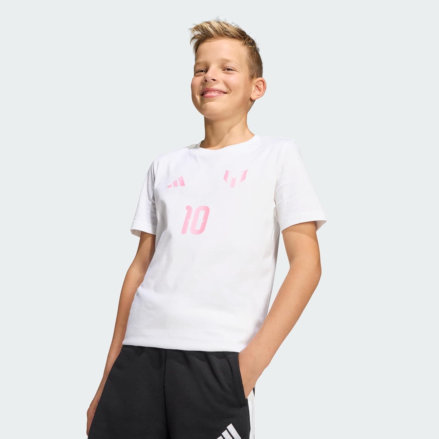 تیشرت کودکانه adidas طرح گرافیکی نام و شماره Messi تیشرت کودکانه adidas طرح گرافیکی نام و شماره Messi