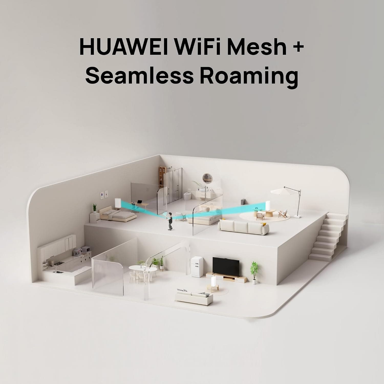 سیستم مش وایفای HUAWEI WiFi Mesh 3+ سفید 3000Mbps بسته 3 عددی مدل 53030DTG سیستم مش وایفای HUAWEI WiFi Mesh 3+ سفید 3000Mbps بسته 3 عددی مدل 53030DTG