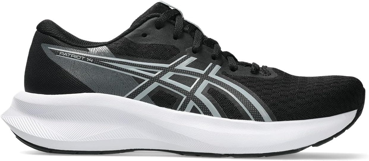 کفش دویدن زنانه ASICS PATRIOT 14 مشکی سفید مدل 1012B836-002 کفش دویدن زنانه ASICS PATRIOT 14 مشکی سفید مدل 1012B836-002