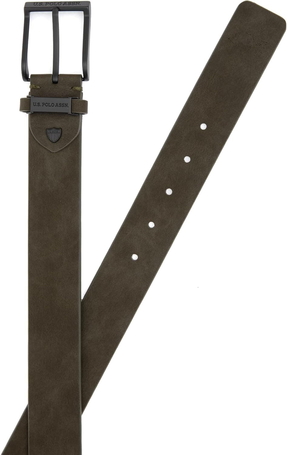 کمربند مردانه U.S. POLO ASSN. خاکی مدل 50315010-VR027 کمربند مردانه U.S. POLO ASSN. خاکی مدل 50315010-VR027