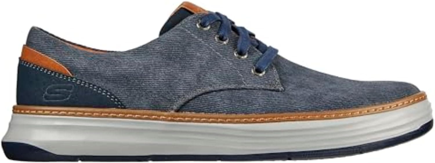 کفش آکسفورد مردانه Skechers مدل Moreno کانواس کفش آکسفورد مردانه Skechers مدل Moreno کانواس