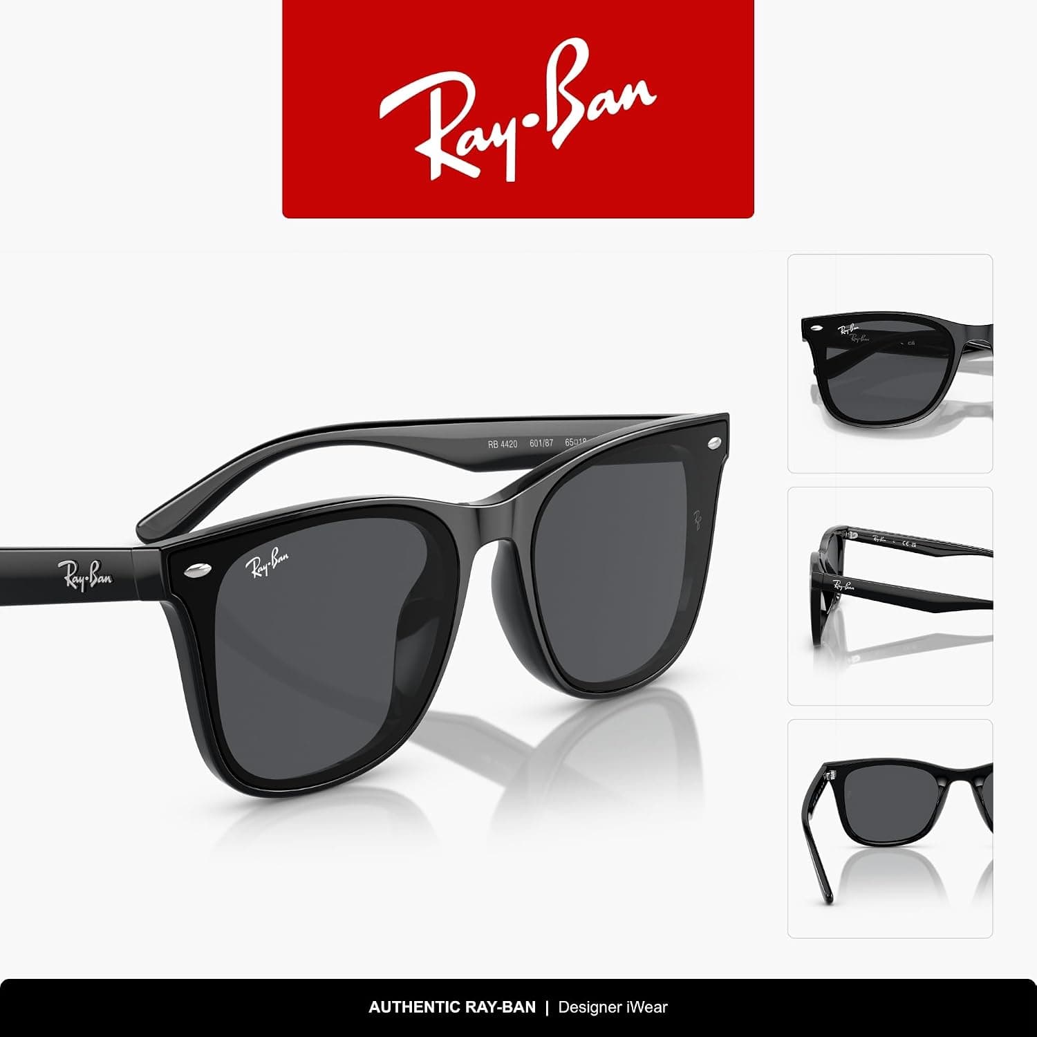 عینک آفتابی مردانه Ray-Ban چهارگوش مدل Rb4420 عینک آفتابی مردانه Ray-Ban چهارگوش مدل Rb4420