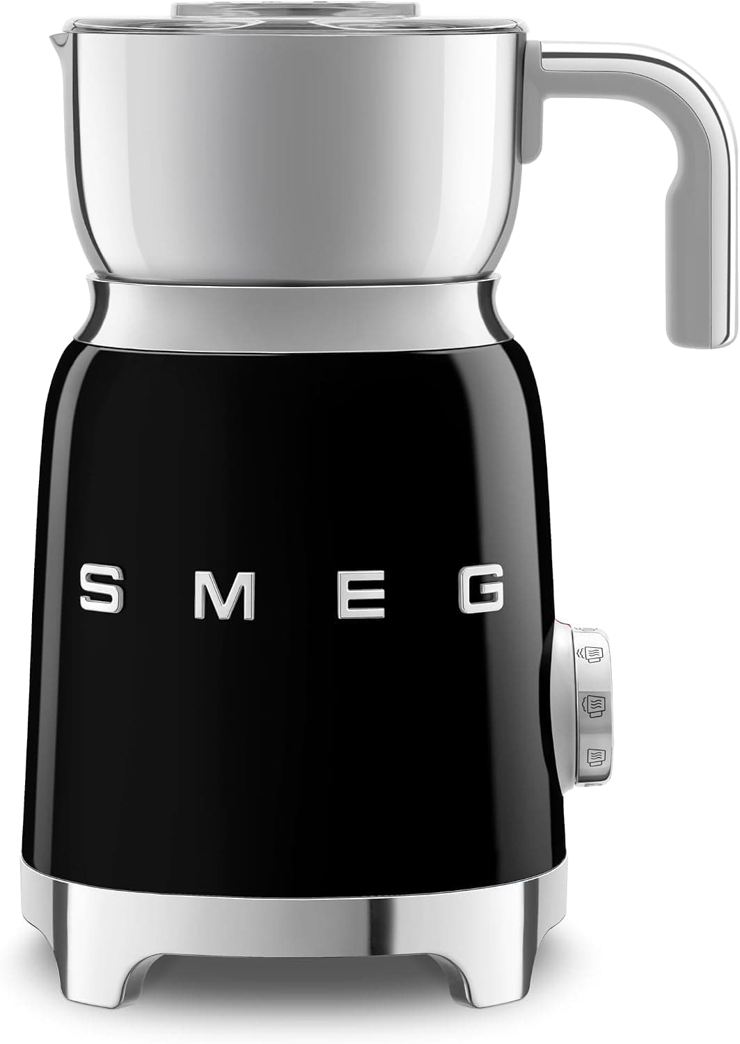 فومساز شیر برقی Smeg با 8 عملکرد، مشکی مدل MFF11BLUK فومساز شیر برقی Smeg با 8 عملکرد، مشکی مدل MFF11BLUK