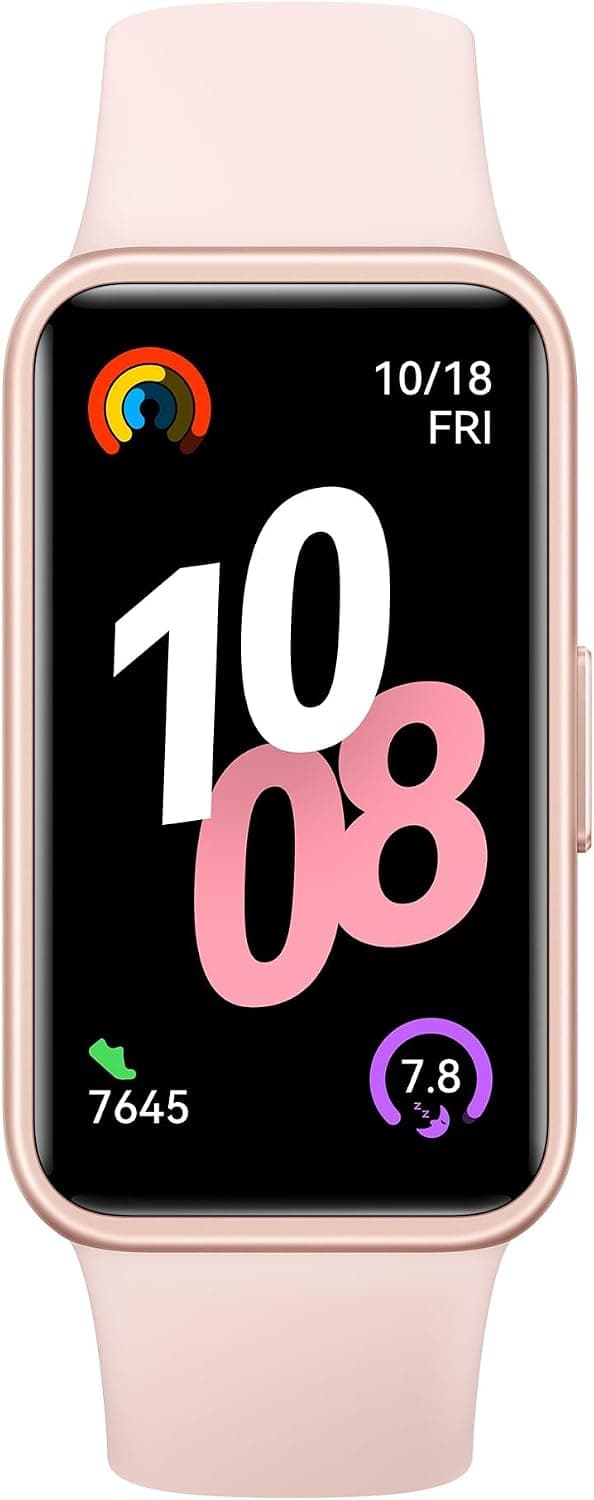 ساعت هوشمند HUAWEI طراحی فلزی صورتی Band 10 ساعت هوشمند HUAWEI طراحی فلزی صورتی Band 10