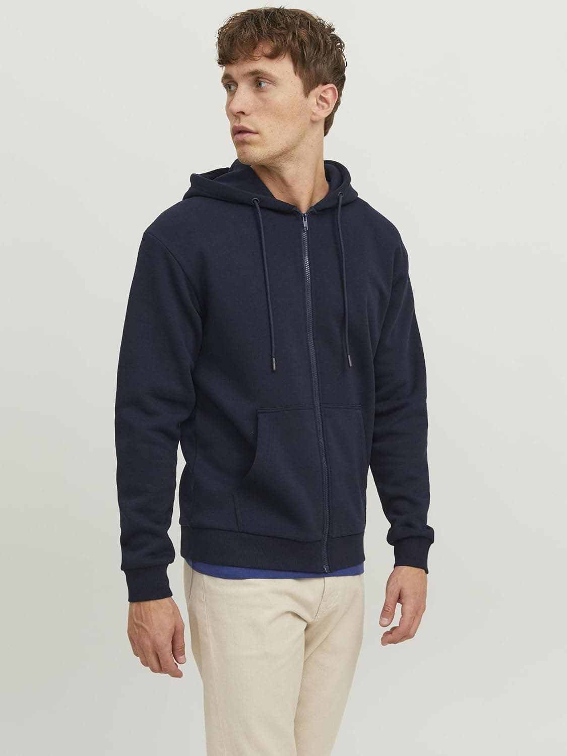 کاردیگان مردانه Jack & Jones سوئیشرت هودی زیپدار مدل JJEBRADLEY کاردیگان مردانه Jack & Jones سوئیشرت هودی زیپدار مدل JJEBRADLEY