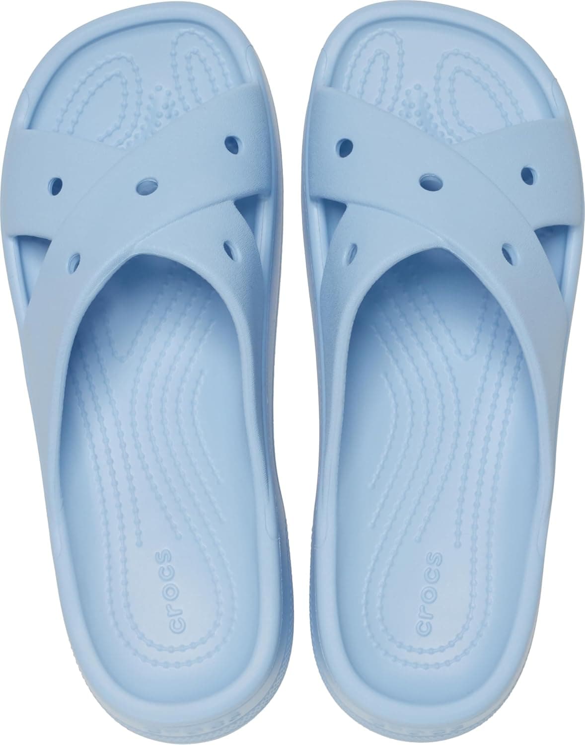 صندل اسلاید زنانه Crocs بند ضربدری مدل Cl صندل اسلاید زنانه Crocs بند ضربدری مدل Cl
