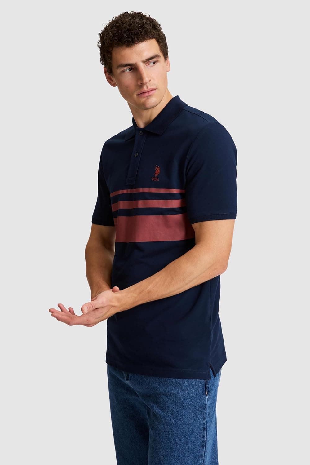 تیشرت مردانه U.S. POLO ASSN. سفید مدل 50326995-VR013 تیشرت مردانه U.S. POLO ASSN. سفید مدل 50326995-VR013