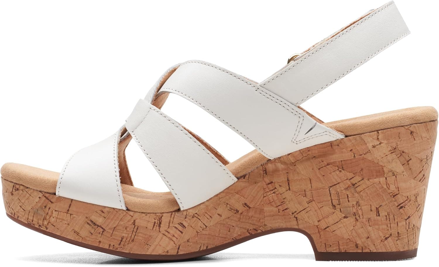 صندل زنانه Clarks پاشنه گوهای Giselle Beach صندل زنانه Clarks پاشنه گوهای Giselle Beach