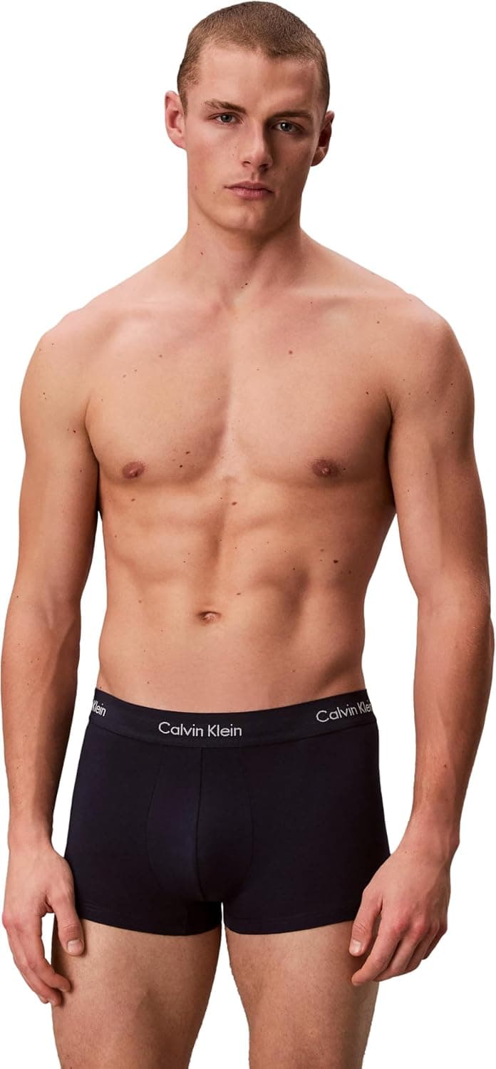 شورت مردانه Calvin Klein کمر پایین بسته 3 عددی 3P شورت مردانه Calvin Klein کمر پایین بسته 3 عددی 3P