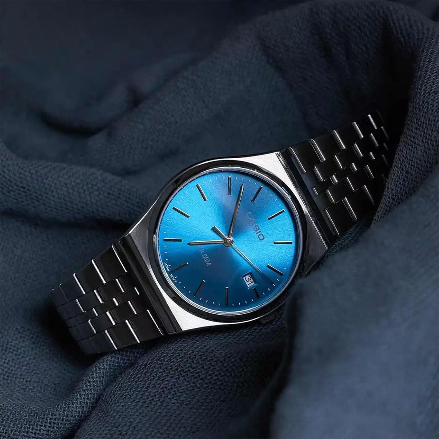 ساعت زنانه Casio استیل نقرهای 35 mm مدل MTP-B145D-4AVEF ساعت زنانه Casio استیل نقرهای 35 mm مدل MTP-B145D-4AVEF