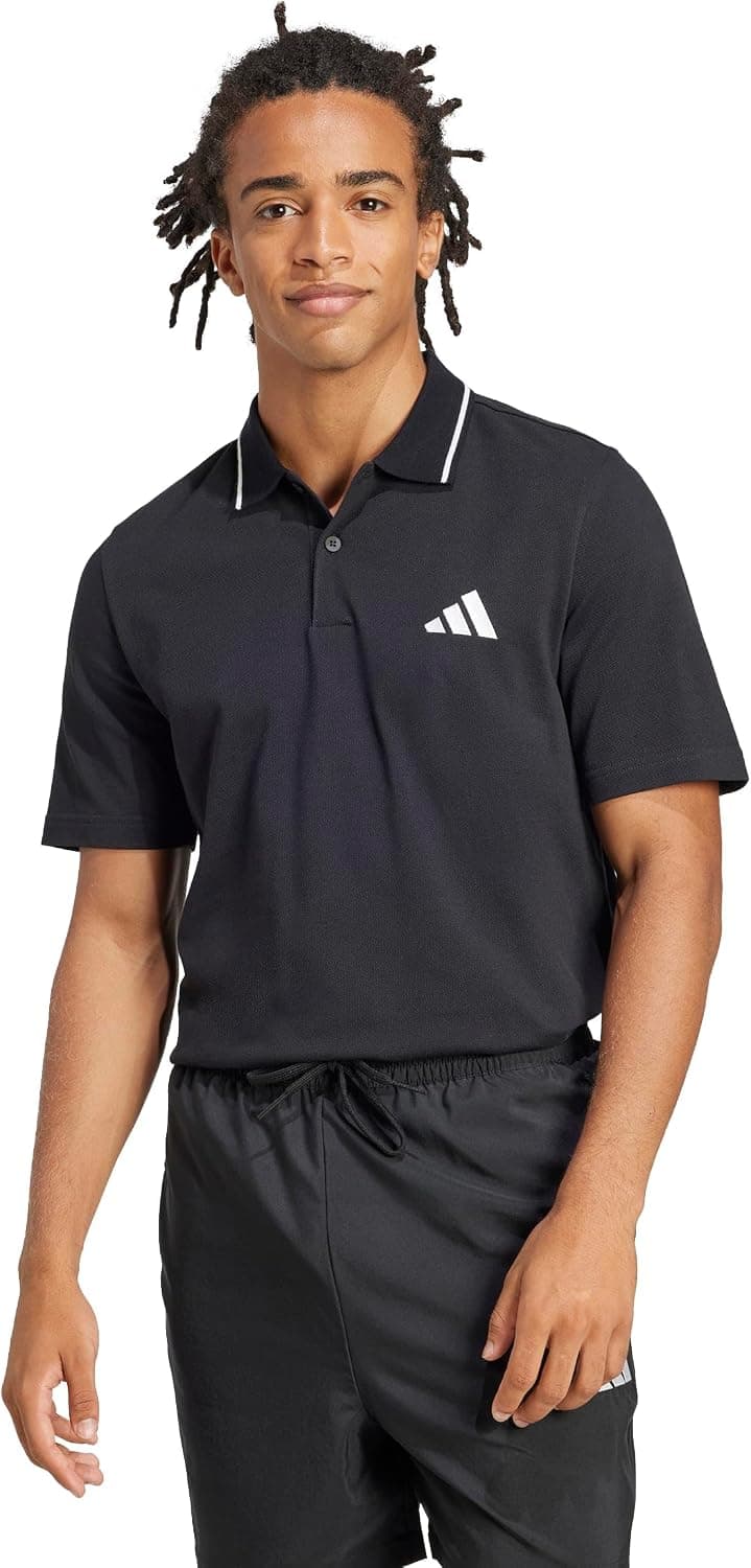 پیراهن پولو مردانه adidas ESSENTIALS با لوگوی کوچک پیکه پیراهن پولو مردانه adidas ESSENTIALS با لوگوی کوچک پیکه
