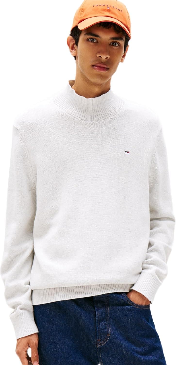 پلیور مردانه Tommy Hilfiger یقه رول مدل TJM SLIM ESS ROLL NCK SWEAT پلیور مردانه Tommy Hilfiger یقه رول مدل TJM SLIM ESS ROLL NCK SWEAT