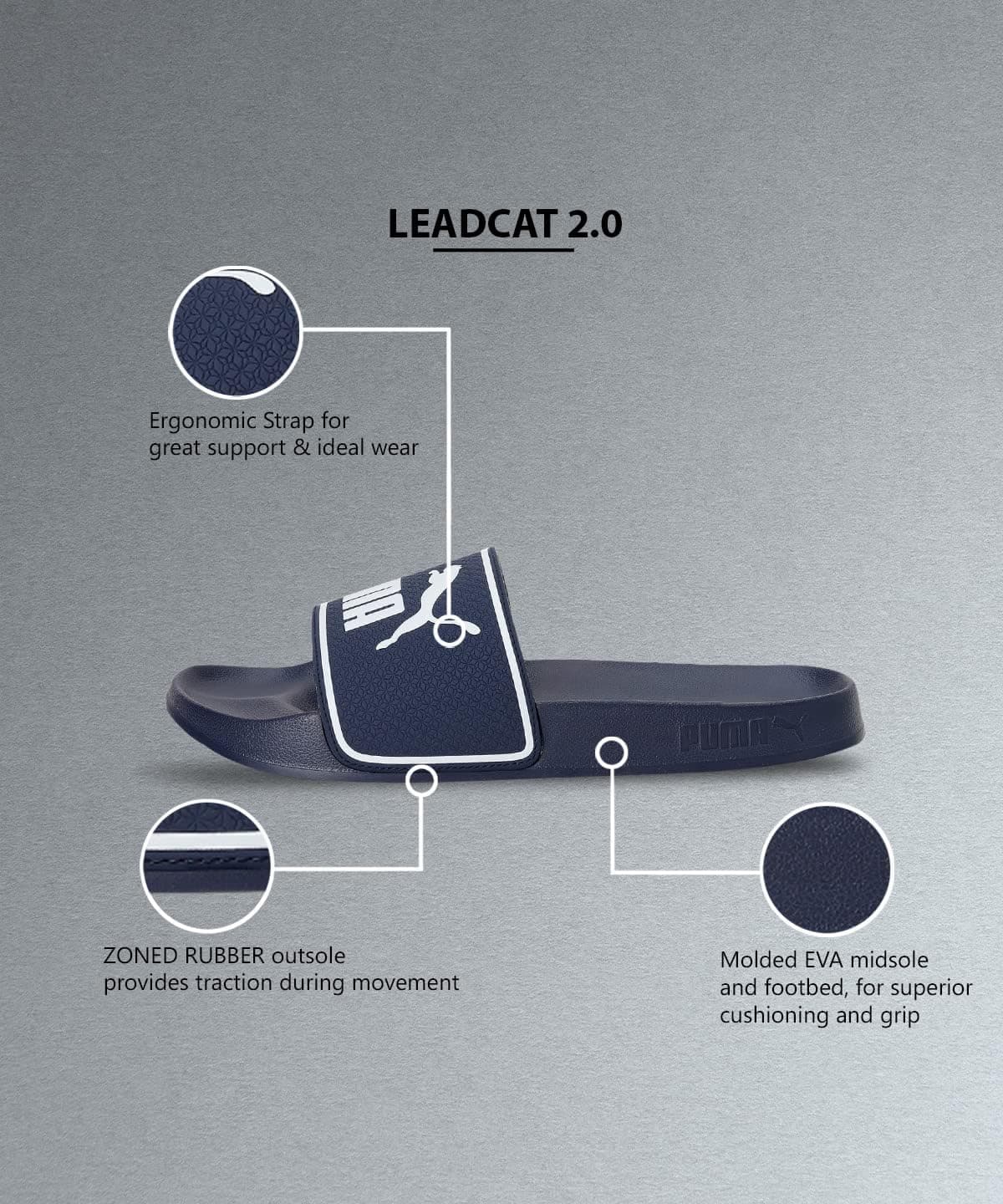 صندل یونیسکس بزرگسالان PUMA مدل Leadcat 2.0 Bx صندل یونیسکس بزرگسالان PUMA مدل Leadcat 2.0 Bx