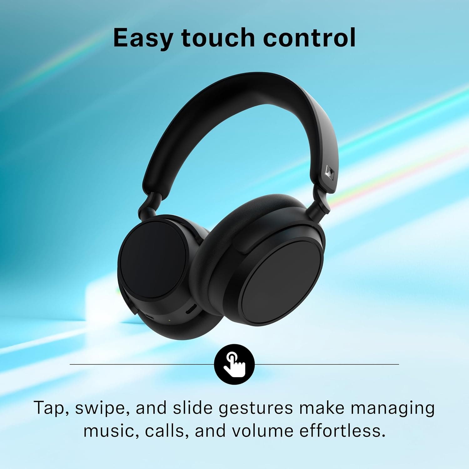 هدفون بیسیم Sennheiser ACCENTUM Plus مشکی با حذف نویز هیبریدی تطبیقی هدفون بیسیم Sennheiser ACCENTUM Plus مشکی با حذف نویز هیبریدی تطبیقی